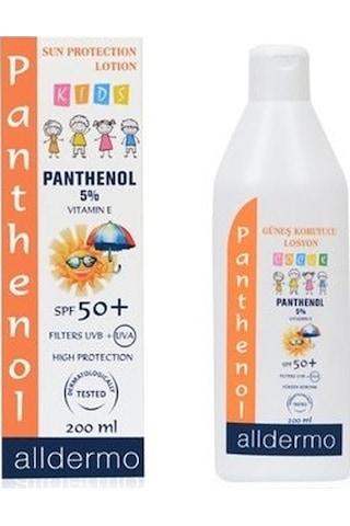 Alldermo SPF50+ Çocuk Güneş Koruyucu Losyon 200 ml