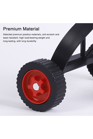 Evrensel Tel Tırpan Yardımcı Tekerlek Pratik Kablosuz Çim Biçme Makinesi Aksesuarı 25-28mm Ayarlanabilir Çim Kesici Destek Tekerleği