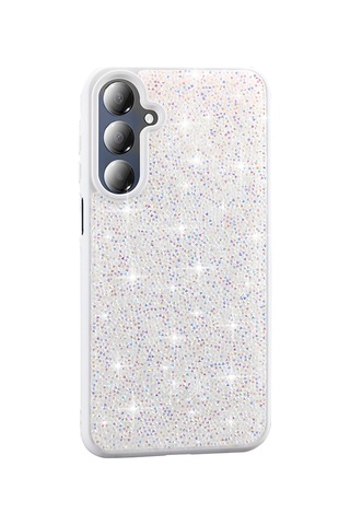 Zore Galaxy A16 Kılıf Parlak Taşlı Tasarım Nvth Pırlanta Kapak - Gold