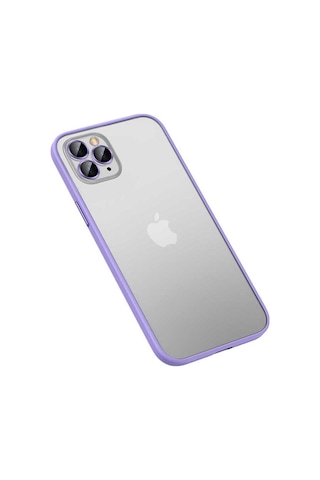 Apple Uyumlu iPhone 13 Pro Max Kılıf Zore Retro Kapak Lila