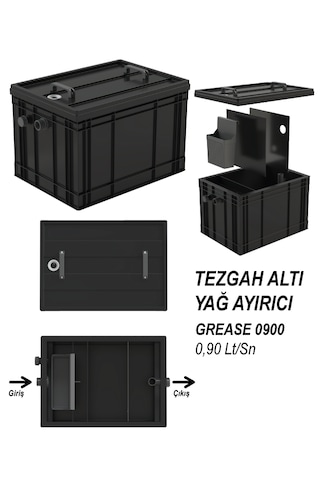 Grease-0900 0,90 Lt/sn Yağ Ayırıcı