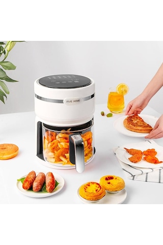 Five Home KZ126D Borosilikat Cam 3 L Fritöz