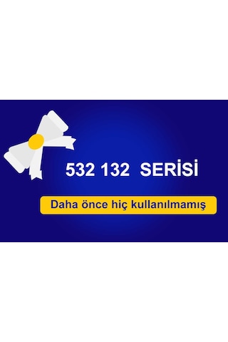 Hiç Kullanılmamış Numara, Turkcell 532 132 Ile Başlayan Çok Özel