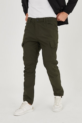 Camp Scoutland Camp591 Outdoor Softshell Su ve Rüzgara Dayanıklı içi Polarlı Kışlık Erkek Taktik Pantolon - Haki