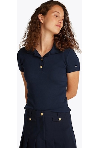 Tommy Hilfiger Kadın Lacivert Polo T-shirt Lacivert