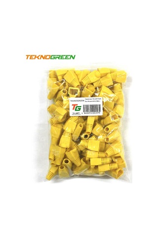 Teknogreen Tkj-45Py Sarı Rj45 Kılıfı 100 Lü Pak