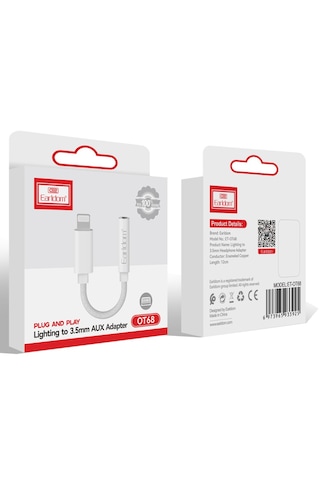 Earldom Ot68 Lightning To 3.5mm Dönüştürücü