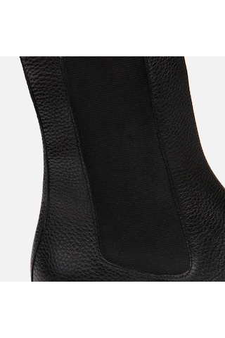 Hotiç Hakiki Deri Siyah Kadın Düz Bot 01boh298830a100 Siyah-black Siyah