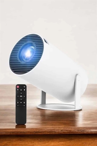 Mey İthalat 130 İnç Geniş Ekran Ve 4k Destekli Full Hd Projeksiyon Cihazı