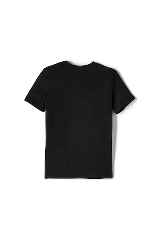 Rakerplus Siyah %100 Pamuk Unisex Kısa Kollu Çocuk Tişört SIYAH