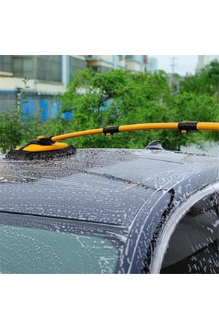 River World Otomobil İçin Islak Kuru Saplı Teleskobik Yıkama Fırçası