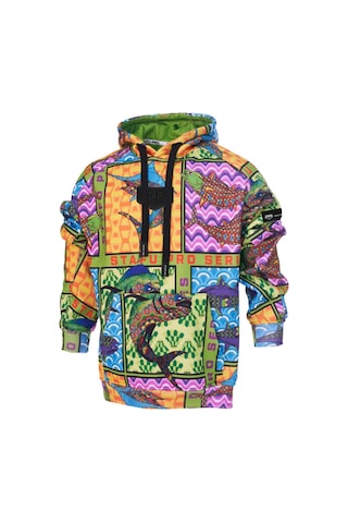 Stafu Pro Prime Kapüşonlu Fish Eye Sweatshirt Çok Renkli