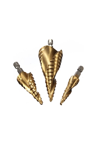 Sointeresting 3 Tlg Hss Kademeli Matkap Ucu Matkap Seti 4-12mm/ 4-20mm/ 4-32mm