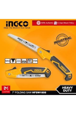 Ingco Industrıal Hfsw1808 Katlanabilir Bağ Budama Testeresi 180Mm