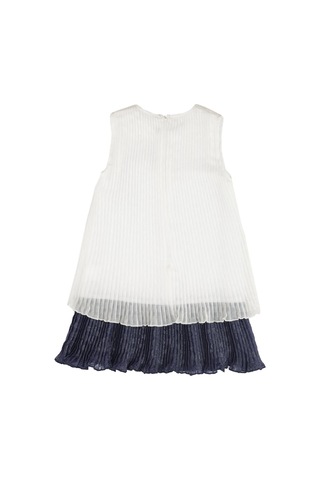 Bestkids Kız Çocuk İki Renk Pilili Elbise 001