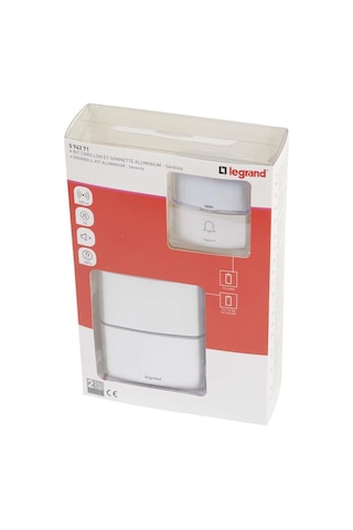 Legrand Serenity Rf Alüminyum Wireless Kapı Zili 30 Melodi 094271