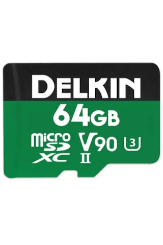 Delkin 64gb Power Uhs-ıı V90 Micro Sd Hafıza Kartı