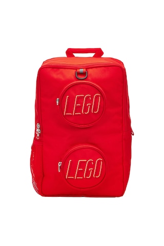 571 Collections Lego Tuğla Sırt Çantası, Kırmızı, One Size, Sırt Çantası Açık Altın