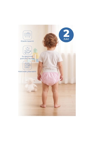 Babyjem Alıştırma Külodu 2'li Paket 3 Yaş Pembe