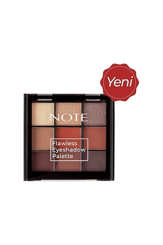 NoteCosmetics Flawless Eyeshadow Mat Ve Işıltılı Toz Göz Far Paleti - 01 Canlı Renkler