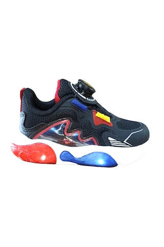 Cool Remy Ptk Çocuk Işıklı Bağcık Mekanizmalı Akıllı Bağcık Spor Ayakkabı Siyah