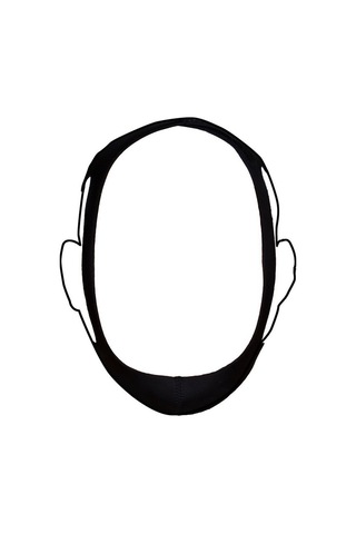 Deva Medikal Barton Bandajı Çene Ağız Kapatma Bandı Çene Kırığı Kemeri Standart Siyah