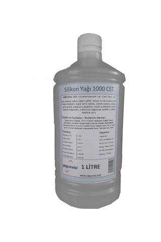 Silikon Yağı 1000 Cst 1 KG