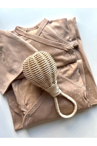 Key Kıds Bronze Kahve Kırçıllı Organik Modal Hastane Çıkışı Seti Newborn Çok Renkli