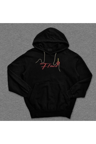 Flame Ateş Kibrit Retro Alev Sweatshirt Unisex Kapüşonlu Hoodie 001