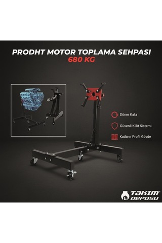 Prodht Motor Toplama Sehpası Katlanır 680 Kg