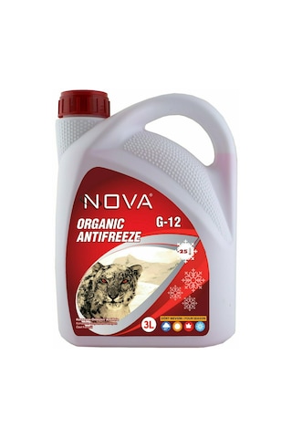 Nova -25 Derece Kırmızı Antifriz 3 Litre- N11.137