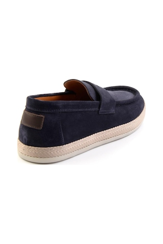 Bambi Lacivert Leather Erkek Espadril E01901361702 Lacivert