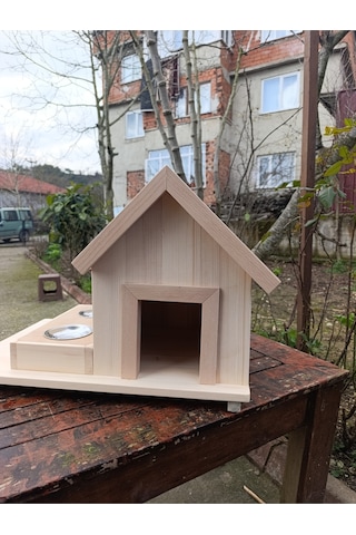 Doğal Ahşap Kedi Kulübesi Minik Dostunuza Sıcak Ve Güvenli Bir Yuva