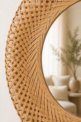 Bohem Sinnerlig Bambu Ayna - Iskandinav, Modern, Rattan