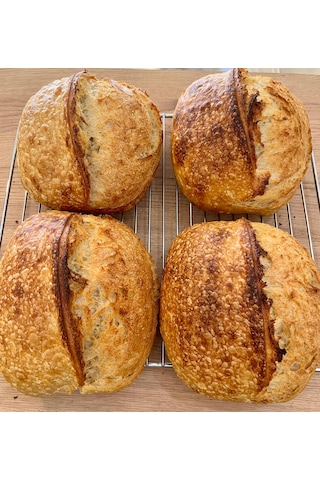 4 Adet Ekşi Maya Köy Ekmeği