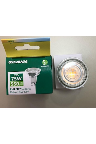 Sylvanıa Dimli 6w 75w 550 Lümen Gu 10 2700 Kelvin Led Spot 25,