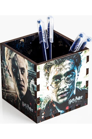 Harry Potter Kalemlik Masaüstü Organizer Kare Çok Renkli