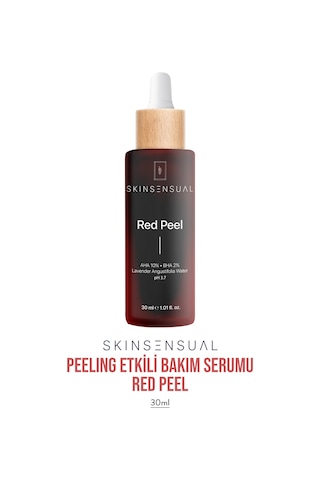 Skin Sensual Red Peel (aha 10%, Bha 2%) Canlandırıcı Ve Cilt Tonu Eşitleyici Kırmızı Peeling Serum