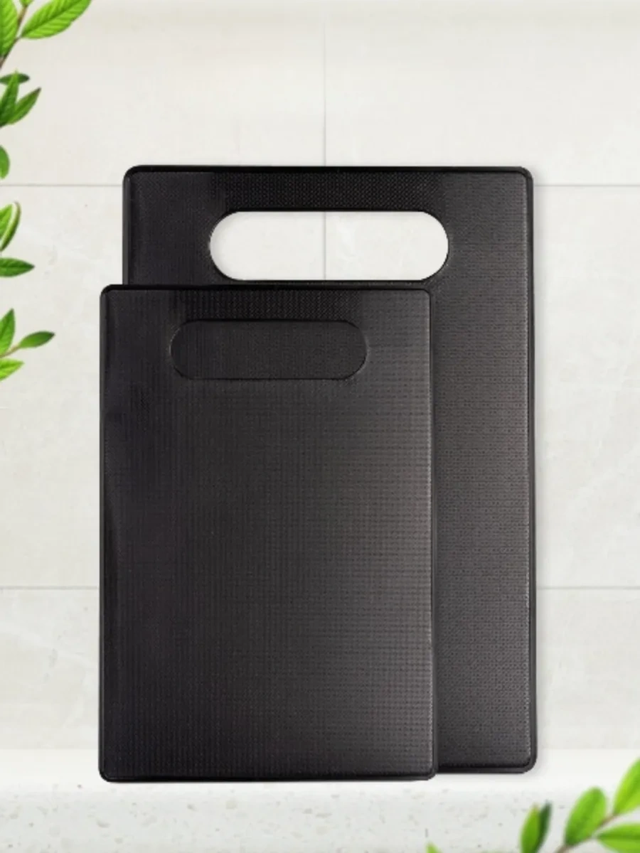 Gred Plastik Kesme Tahtaları, 2'li Set 272981650 Siyah