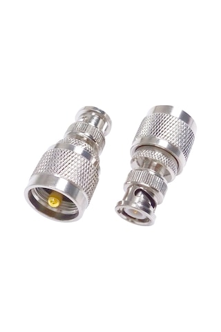 Sones Bnc Erkek - Uhf Pl259 Erkek Düz Rf Koaksiyel Adaptör Dönüştürücü
