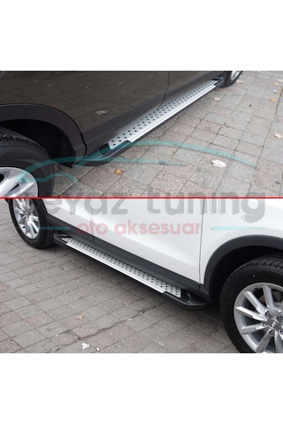 Nissan X-trail Yan Basamak Koruma 2014 Sonrası Lüx Tip Noktalı