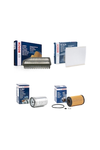 Hyundai Accent Blue 1.6 Crdı 4'lü Filtre Seti 2011 - 2016 Bosch
