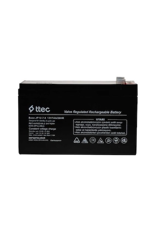 Ttec Base 12v 7ah Bakımsız Kuru Akü - -popvitrin Ttec