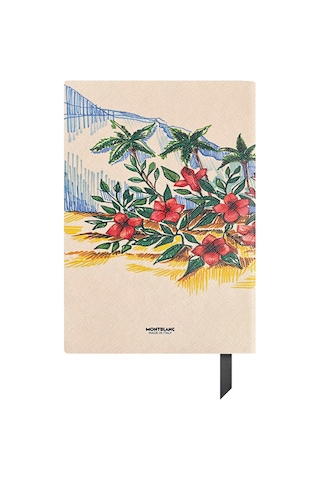 Montblanc The Summer Capsule Sartorial Deri Orta Boy Çizgili Deft Krem