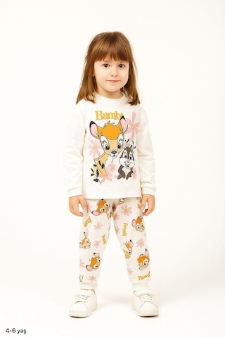 Hümazade Ekru Bambi 4-6 Yaş Çocuk 2'li Takımı Ekru