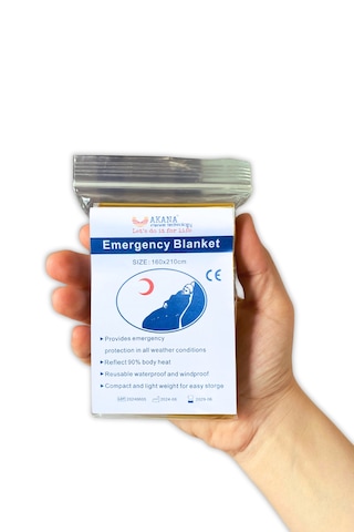 Akana Termal Battaniye Altın - Gümüş