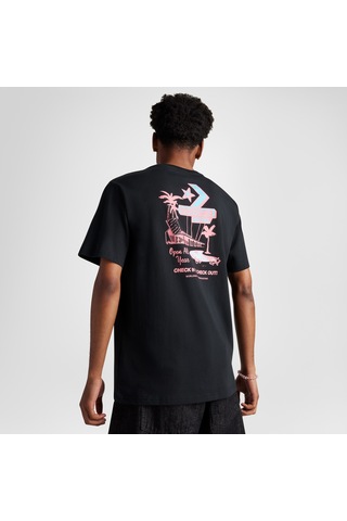 Converse Motel Erkek Siyah T-shirt 10027725 SIYAH