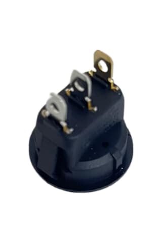 Yuvarlak On-off Işıklı Anahtar 3 Pin Switch 10 Adet