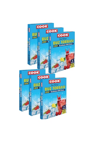 Cook Kendinden Kilitli Sistem Buz Torbası 7'li 6 Paket