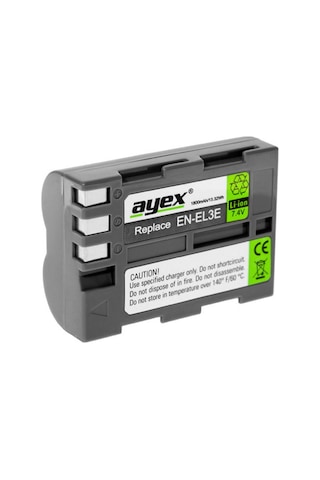 Nikon D90- D300- D700 D80- D70- D50 için En-El3E Uyumlui Batarya